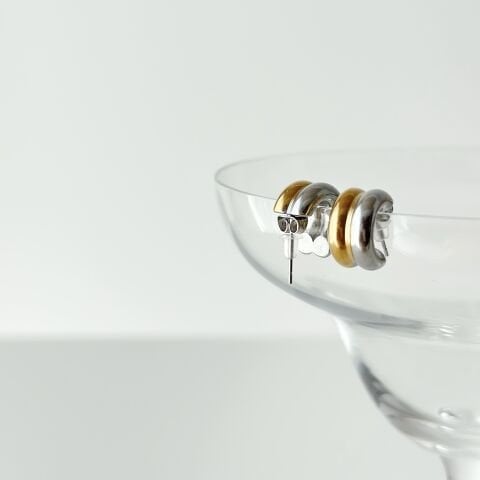Mini Pinnie Steel Earring | Çelik Küpe