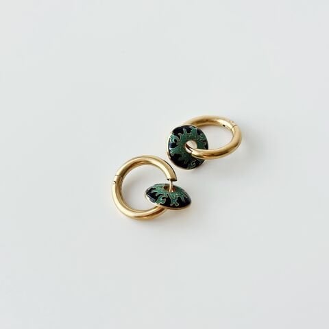 Chine Steel Earring | Çelik Küpe