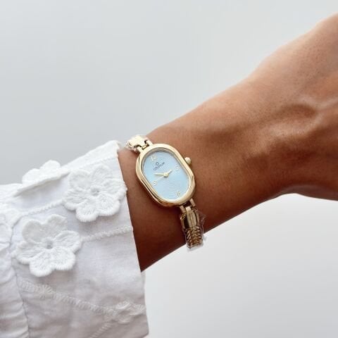 Beca 90's Gold-Blue Watch | Saat