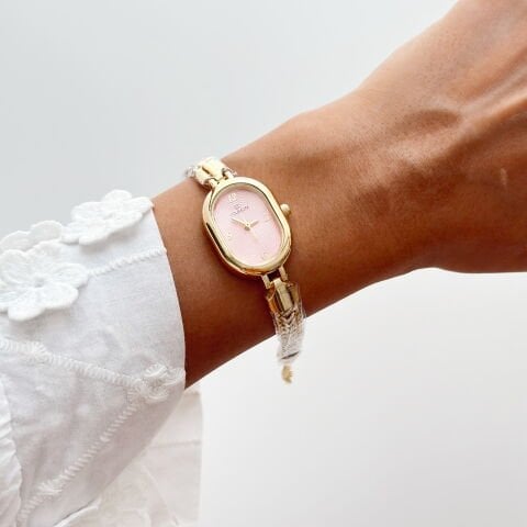 Beca 90's Gold-Pink Watch | Saat