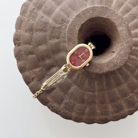 Beca 90's Gold-Red Watch | Saat