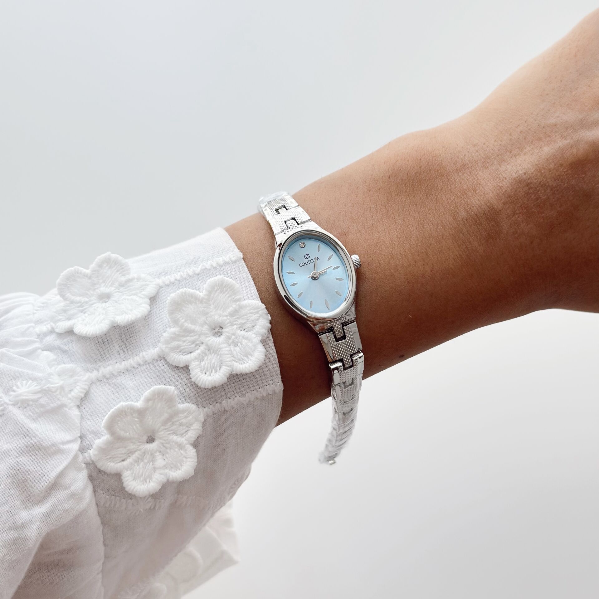 Eloiz Grey-Blue Watch | Saat