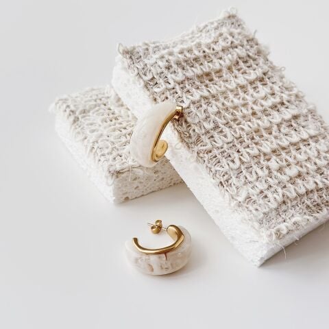 Marsil Steel Earring | Çelik Küpe
