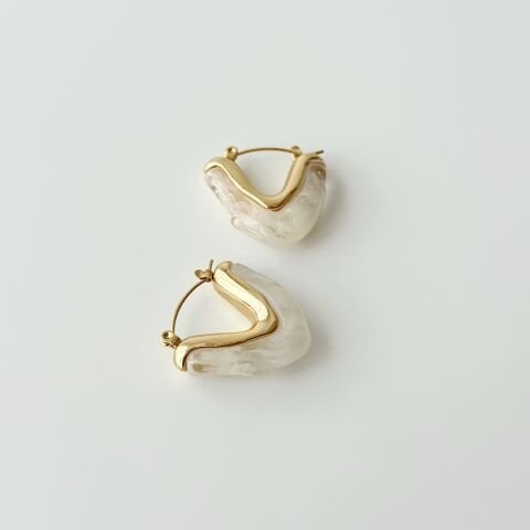 Cremela Steel Earring | Çelik Küpe