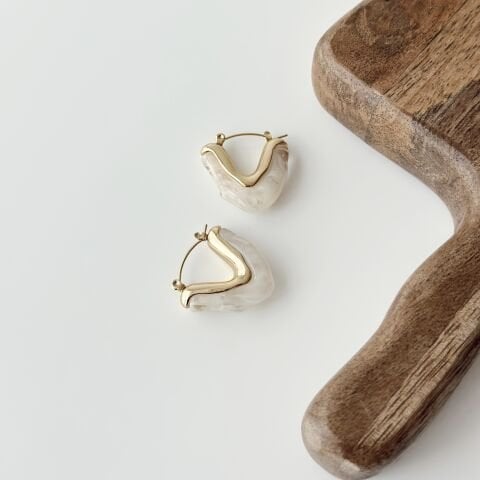 Cremela Steel Earring | Çelik Küpe