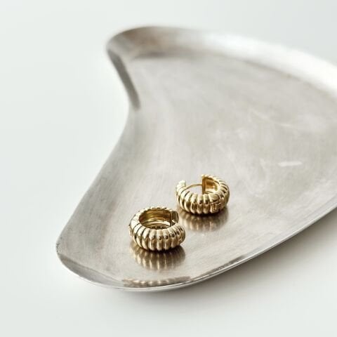 Viol Steel Earring | Çelik Küpe