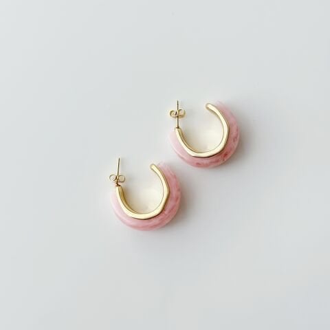 Pinki Clou Steel Earring | Çelik Küpe