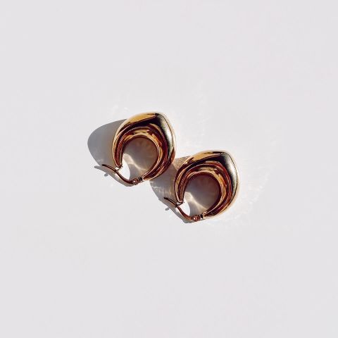 June Steel Earring | Çelik Küpe