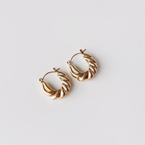 Ruch Steel Earring | Çelik Küpe
