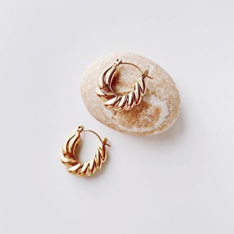Ruch Steel Earring | Çelik Küpe