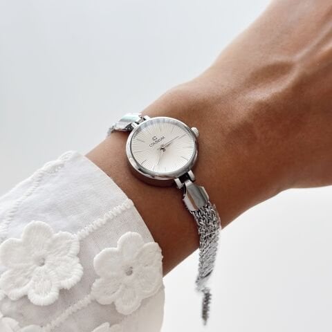 Leo Grey-White Watch | Saat