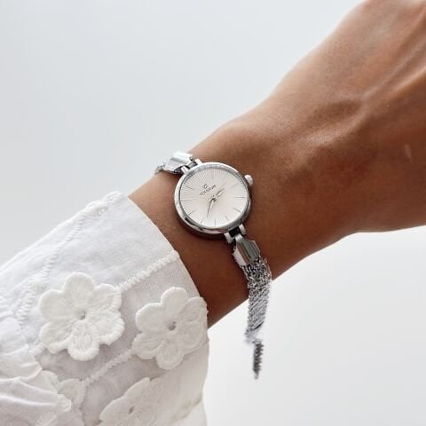 Leo Grey-White Watch | Saat