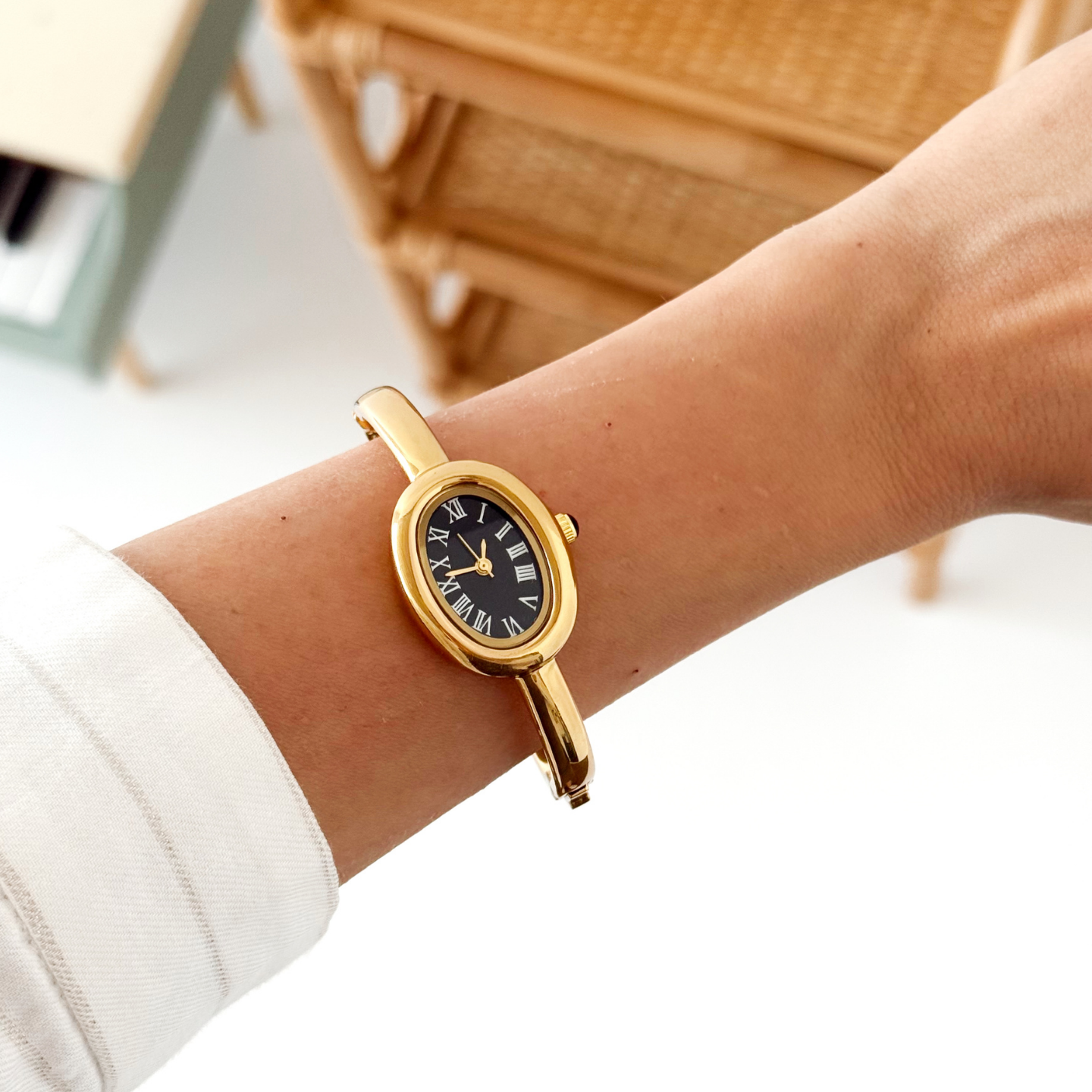 Martin Gold-Black Watch | Saat