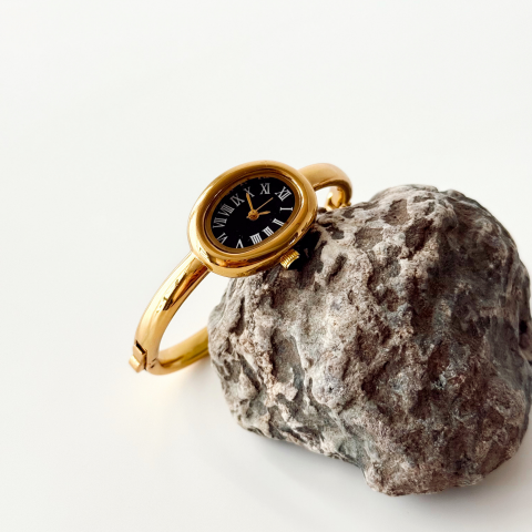 Martin Gold-Black Watch | Saat