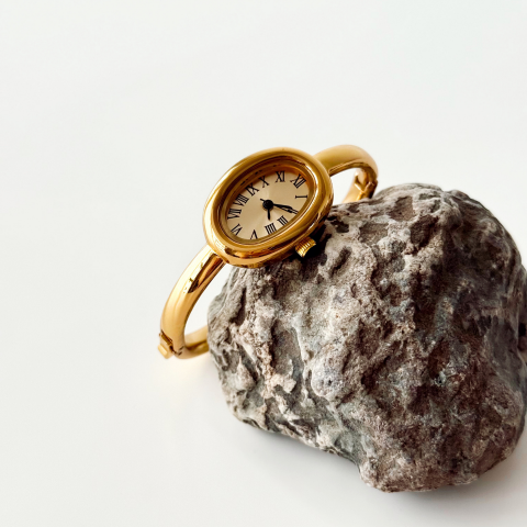 Martin Gold-Cream Watch | Saat