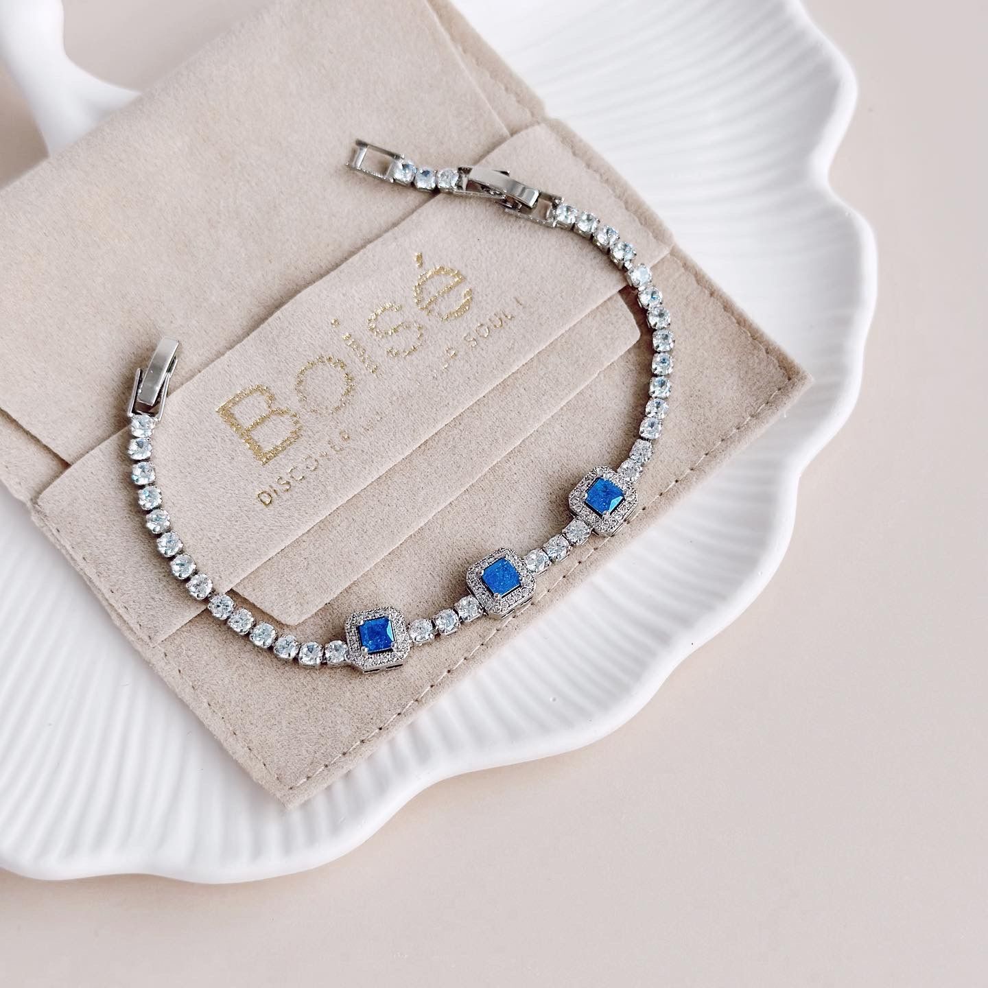 Blue Merlin Xuping Steel Bracelet