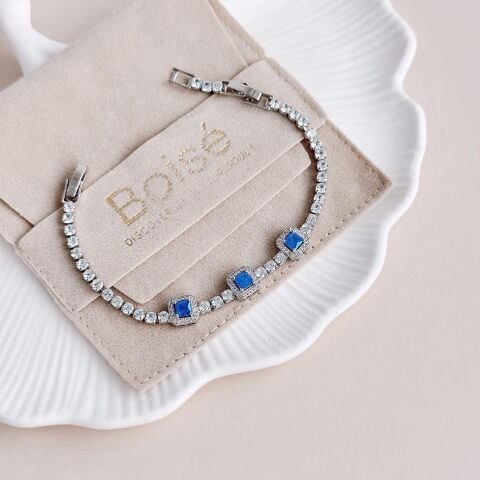 Blue Merlin Xuping Steel Bracelet