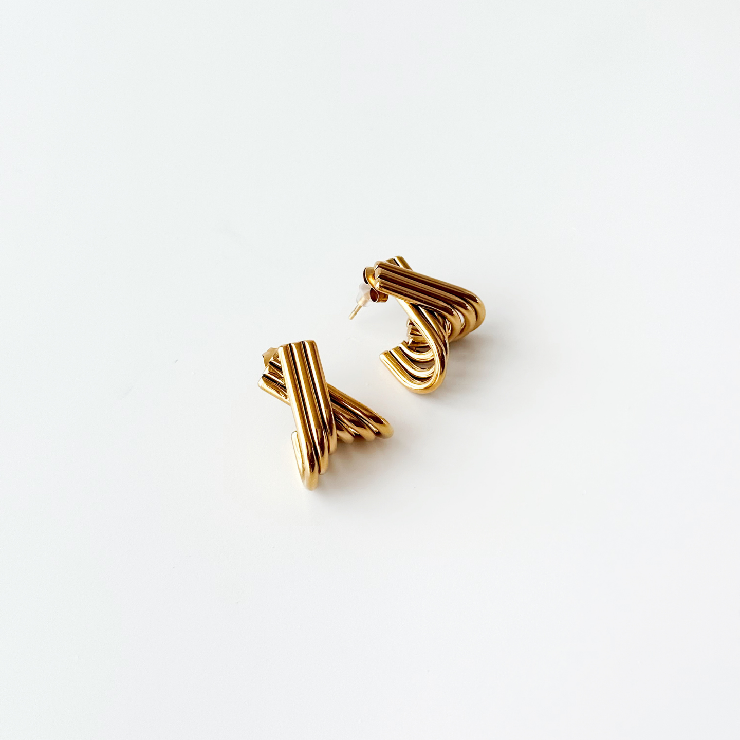 Lirena Steel Earring | Çelik Küpe