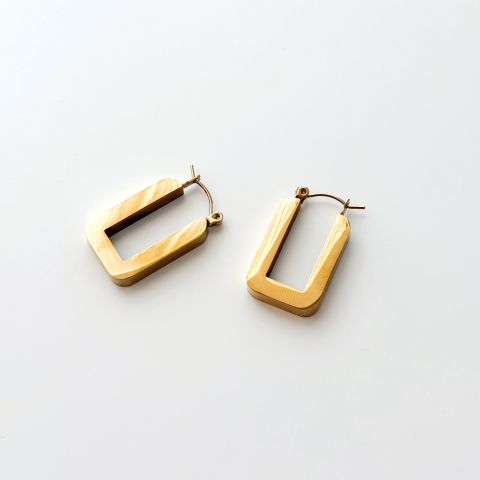 Nivor Steel Earring | Çelik Küpe