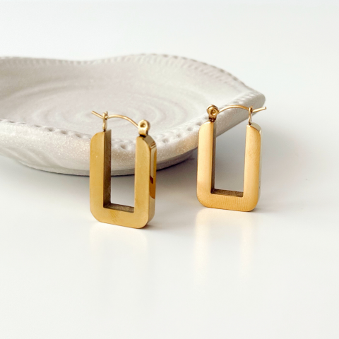 Nivor Steel Earring | Çelik Küpe