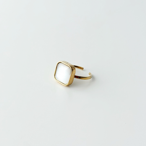 Cream Steel Ring / Çelik Yüzük