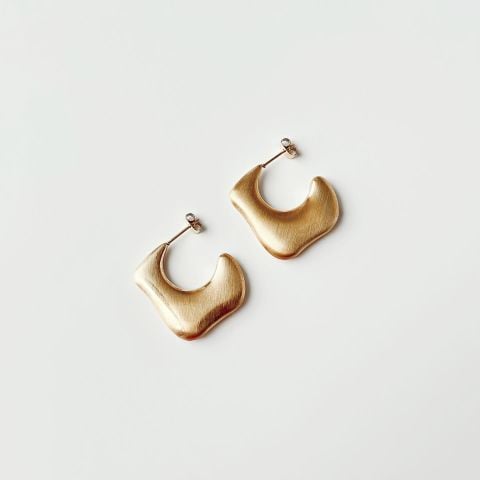 Wavies Steel Earring | Çelik Küpe
