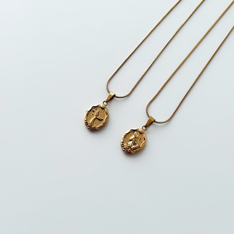 Mermaid Steel Necklace | Çelik Kolye