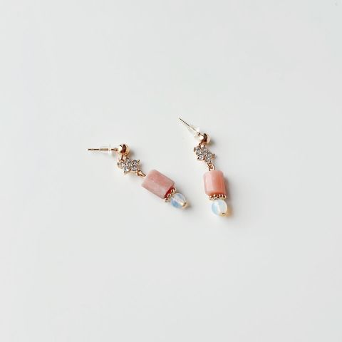 Pinks Steel Earring | Küpe