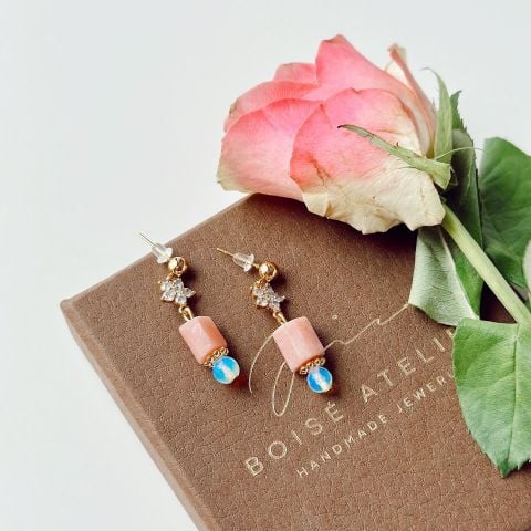 Pinks Steel Earring | Küpe