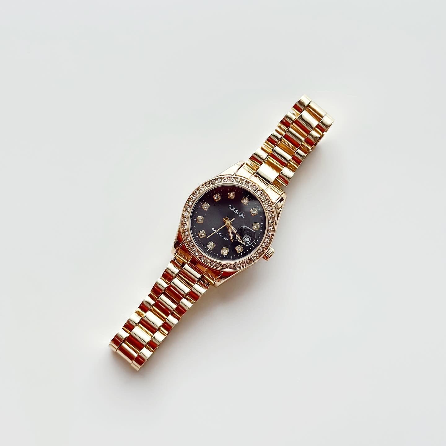 Roud Gold-Black Watch | Saat