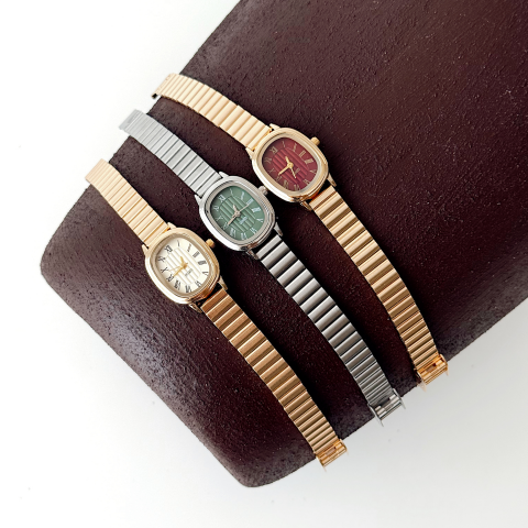 Corris Gold-Cream Watch | Saat