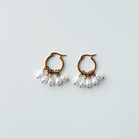 Lumera Steel Earring | Çelik Küpe