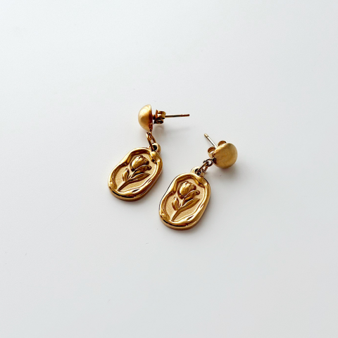 Sunnles Steel Earring | Çelik Küpe
