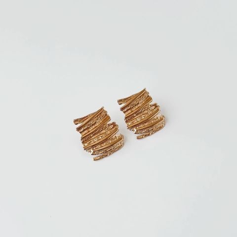 Chevi Steel Earring | Çelik Küpe