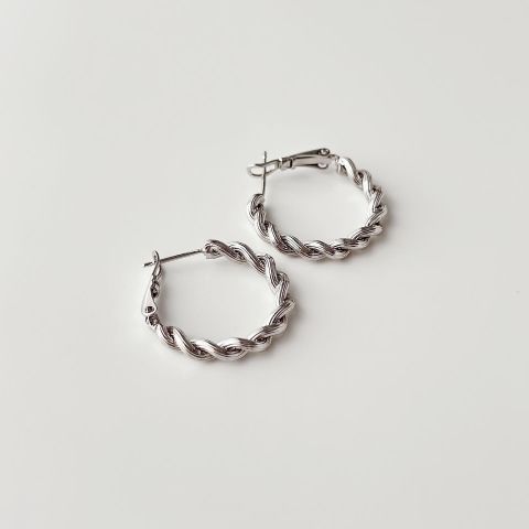 Trah Grey Xuping Steel Earring | Çelik Küpe