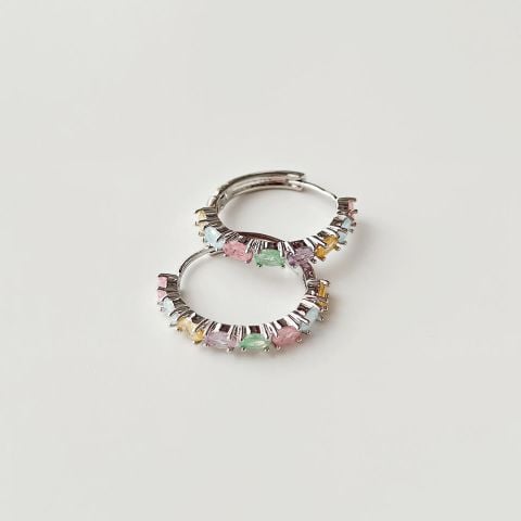Clement Grey Xuping Steel Earring | Çelik Küpe