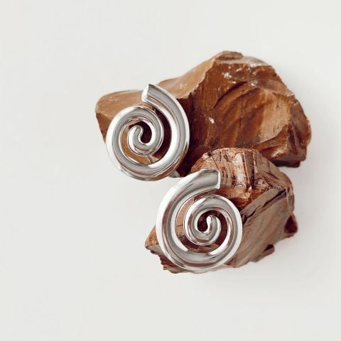 Funn Steel Earring | Çelik Küpe