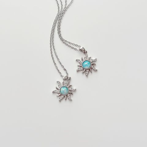 Hero Grey Steel Necklace | Çelik Kolye