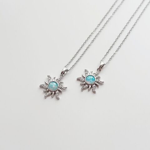 Hero Grey Steel Necklace | Çelik Kolye