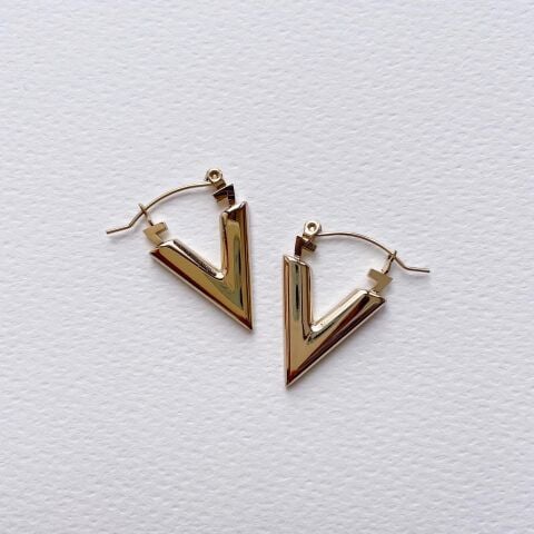 Pointu Steel Earring