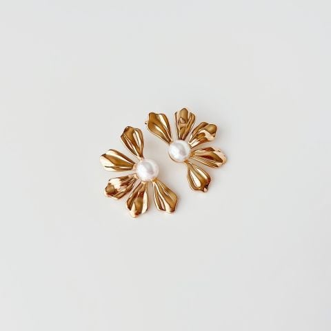 Shale Steel Earring | Çelik Küpe