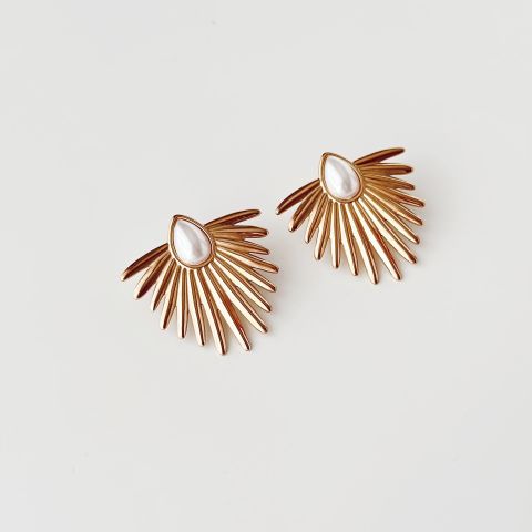 Geny Steel Earring | Çelik Küpe