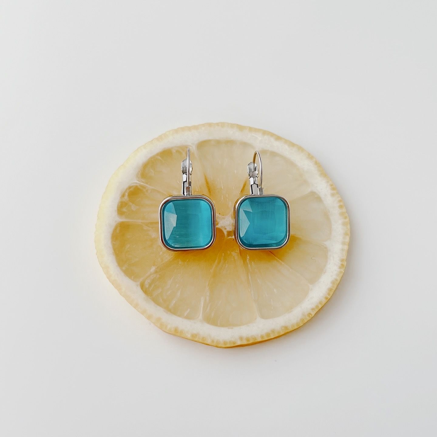 Oceans Grey Steel Earring | Çelik Küpe