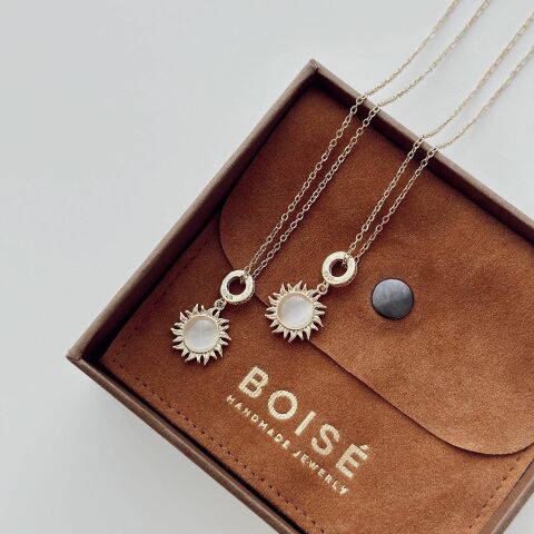 Wild Sun Steel Necklace | Çelik Kolye