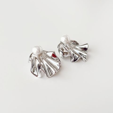 Voi Grey Steel Earring | Çelik Küpe