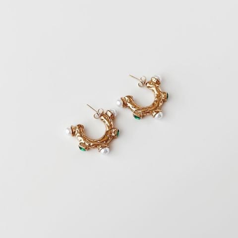 Zean Steel Earring | Çelik Küpe