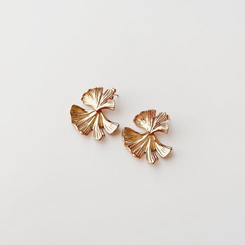 Woud Steel Earring | Çelik Küpe