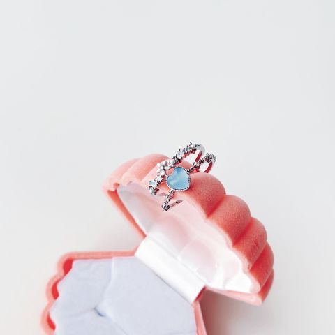 Blueis Grey Ring / Yüzük