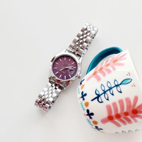 Ousen Grey-Purple Watch | Saat