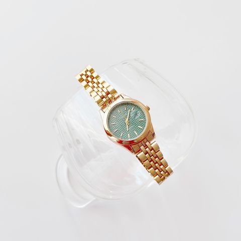 Ousen Gold-Green Watch | Saat